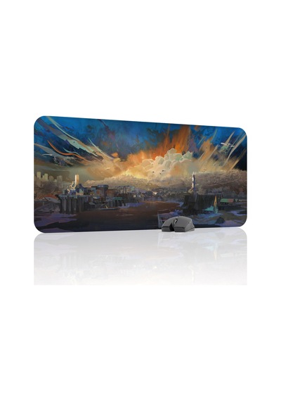 Disco Elysium Kaymaz Dikişli Kauçuk Oyuncu Mousepad V5 - 90x40 Xxl Gaming Mouse Pad Fare Altlığı