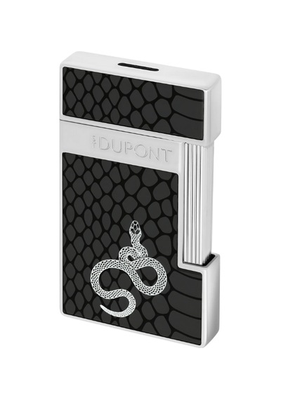 S.t. Dupont Lacquered Slimmy Siyah Puro Çakmağı 28076 - Tr8434