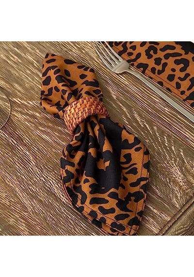 Leopard Desenli 2li Peçete 40x40 Cm -