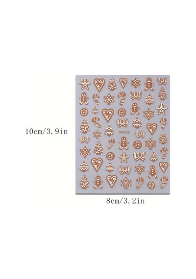 3d Yapışkan Sticker Tırnak Dövmesi Nail Art 34016380