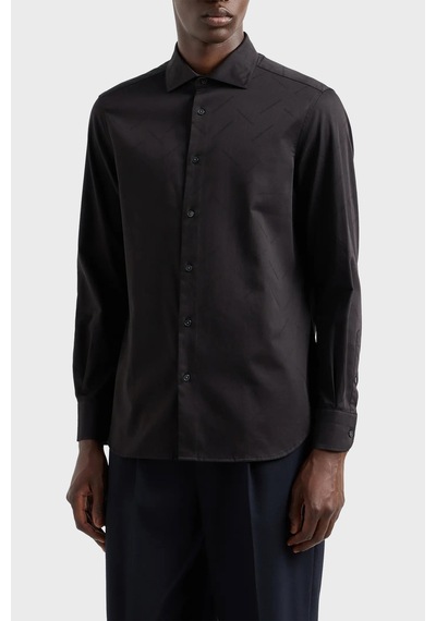 Emporio Armani Erkek Gömlek 6d1c86 1nıuz F019 Siyah