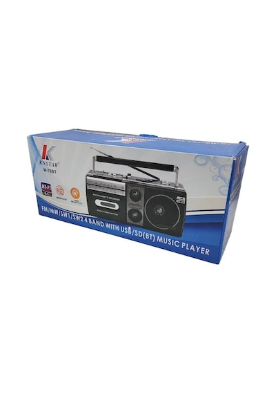 Knstar M-70BT Bluetooth USB SD FM Kaset Çalar Radyo