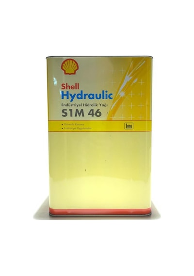 Shell Hydraulic S1 M 46 Teneke Endüstriyel Hidrolik Yağı 15 L