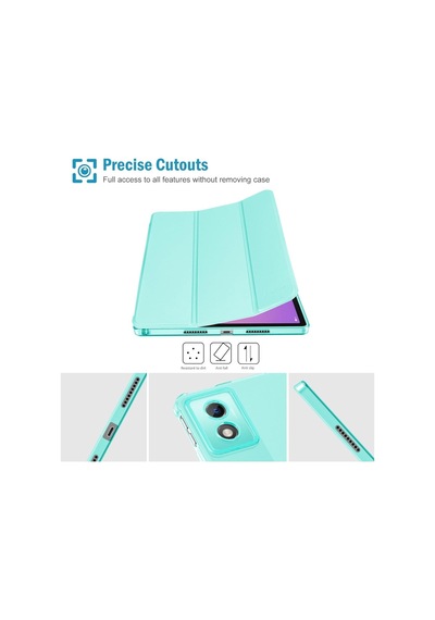 Lenovo Idea Tab Pro 12.7inç Tb-370fu/tb371fc Uyumlu Kılıf Kalem Bölmeli Smart Case Kılıf