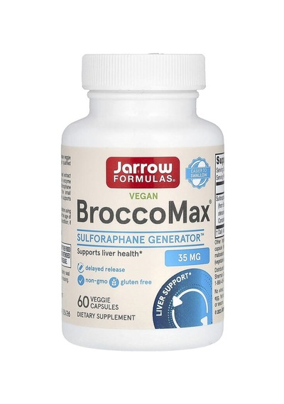 Jarrow Formulas, Vegan Broccomax, 60 Veggie Capsules 17.50 Mg Per Capsule
