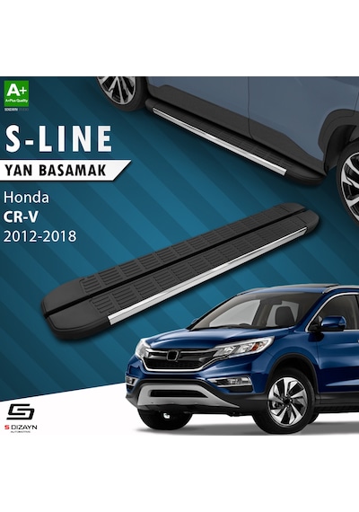 S-dizayn Honda Cr-v 4 S-line Krom Yan Basamak 173 Cm 2012-2018 A+ Kalite