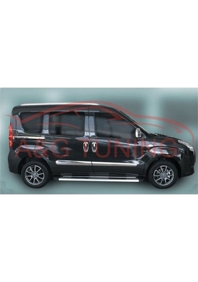 Fiat Doblo Krom Kapı Çıtası Tk 2010 Üzeri Paslanmaz Çelik N11.37