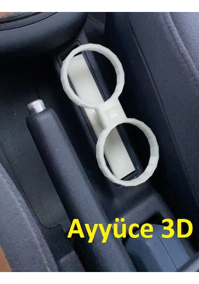 Ayyüce 3d, Audi A3 8l Kasa Uyumlu Bardaklık Standı, Siyah