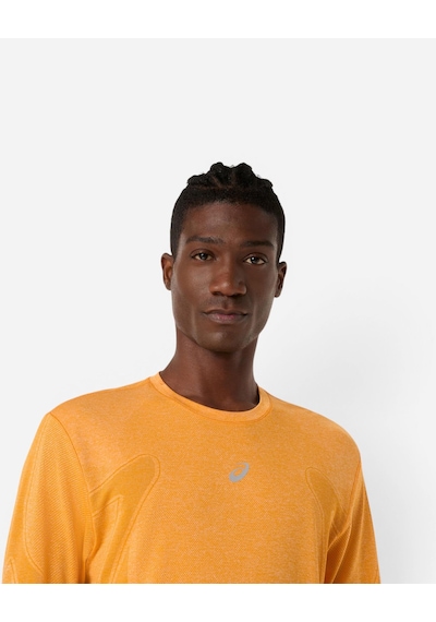 Asics Road Seamless Ls Top Erkek Sarı Uzun Kollu Tshirt 2011d356-800