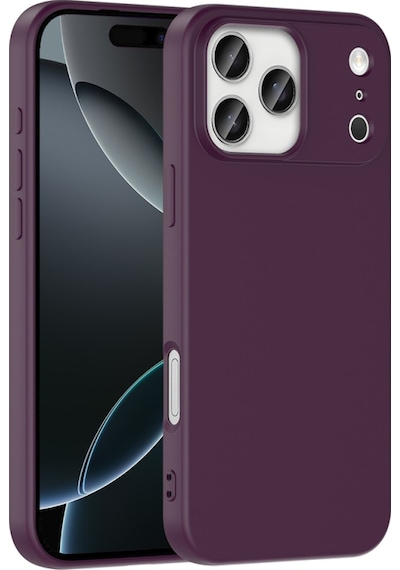 Nihcase Apple Uyumlu iPhone 17 Pro Max Kılıf Mara İçi Kadife Süet Lansman