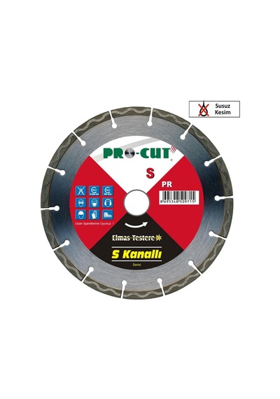 Procut S Kanallı Testere 230 S Prc50973