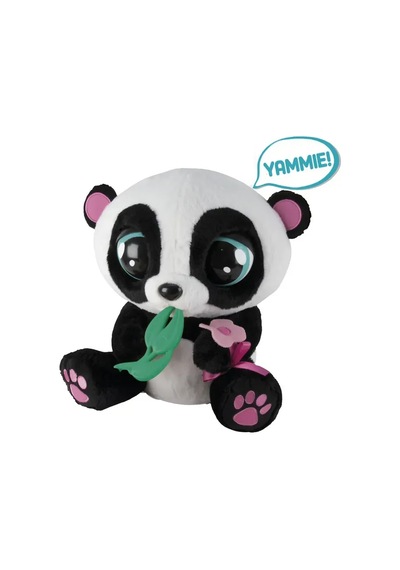 İnteraktif Peluş Sesli, Hareketli Ve Aksesuarlı Oyuncak Yoyo Panda Çok Renkli