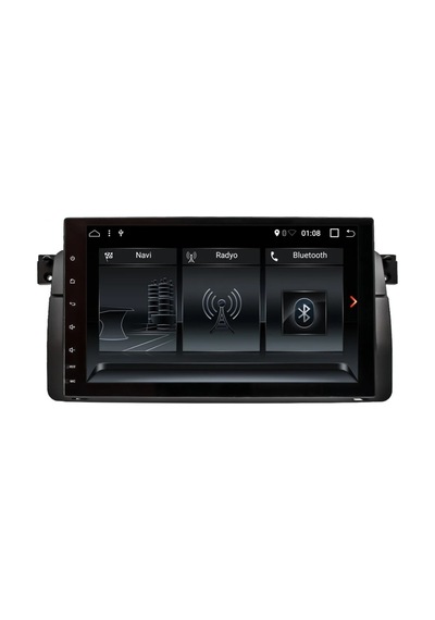 Bmw E46 1998-2005 Multimedya Navigasyon Usb Kamera Carplayer 6 Ram