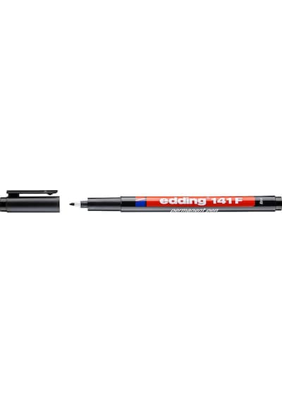 Edding 141f Asetat Kalemi 0.6 MM 4'Lü Siyah