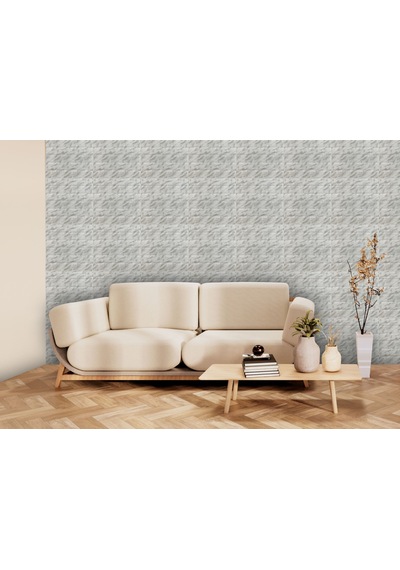 3 Boyutlu Duvar Paneli Kabartmalı Metro Dikdörtgen Desen Pvc 41x41 Cm/ 6 Adet /1 M² Mermer