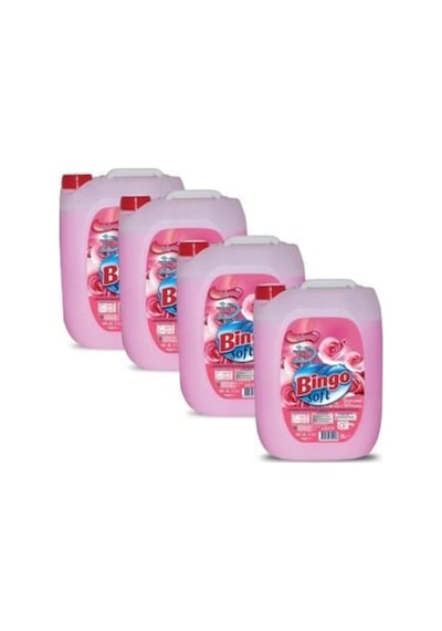 Soft Yumuşatıcı Gülpembe 5 Litre Ekonomi Paketi 4'lü Diğer