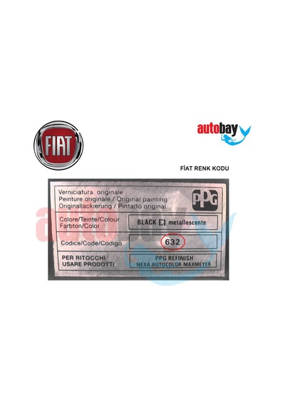 Fiat Tofaş Rötüş Boyası 30Ml Fiat Tofaş Rötüş Boyası 30Ml