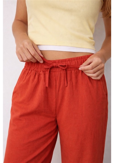 Fashion Friends Bayan Pantolon 26y0608k1 Kiremit