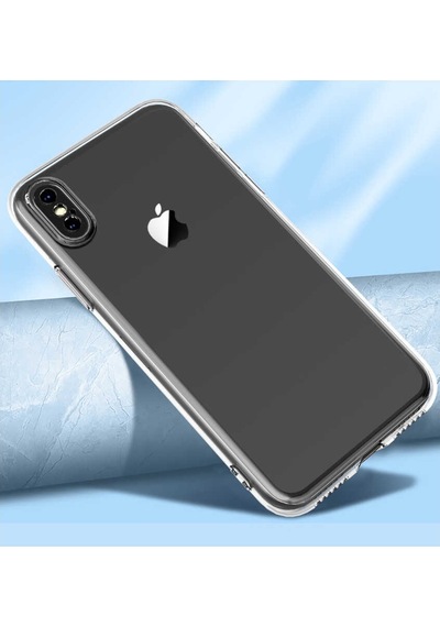 Apple Uyumlu iPhone XS Max 6.5 Kılıf Kamera Korumalı Süper Silikon Kapak Renksiz