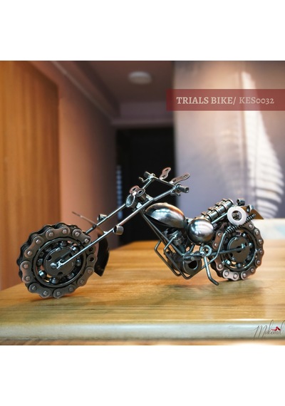 Steampunk Metal Motosiklet Maketi Koleksiyoner Ve Bikerlar İçin