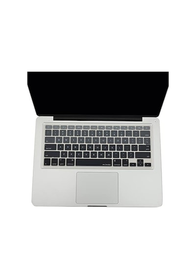 Silikon Klavye Koruyucu Macbook Air & Macbook Pro Uyumlu Amerikan İngilizce Ultra İnce A1278 A1369 A1466 A1502 Siyah Gri