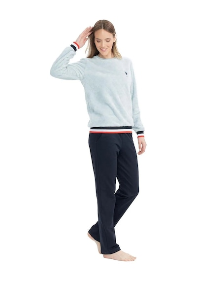 U.S. Polo Assn. U.s Polo Assn. 17079 Kadın Uzun Kollu Welsoft Eşofman Takım-açıkmavi Mavi
