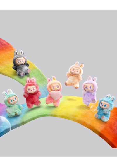 Labubu Peluş Oyuncak Koleksiyonluk Yumuşak Dekoratif Figür 20 Cm Bej