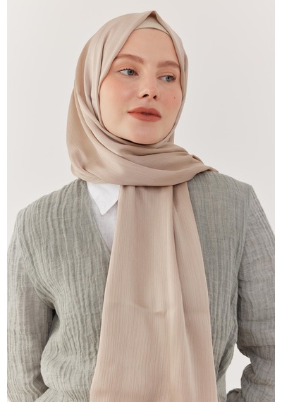 Mirsoy Scarf Yoryo Şal - Açık Vizon Açık Vizon