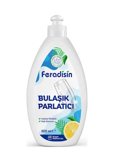 Bitki Özlü Doğal Bulaşık Makinesi Parlatıcı - Gimdes Helal Sertifikalı - 500 Ml