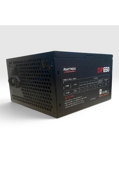 Raynox Atx650w Peak 650w 12cm Fan 3 Sata Power Supply