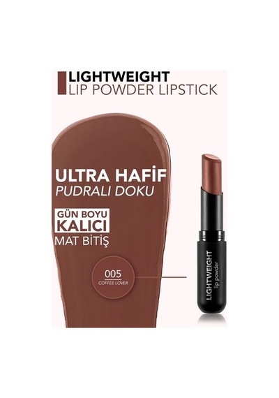 Flormar Lightweight Lip Powder 005 Coffe Lover 01