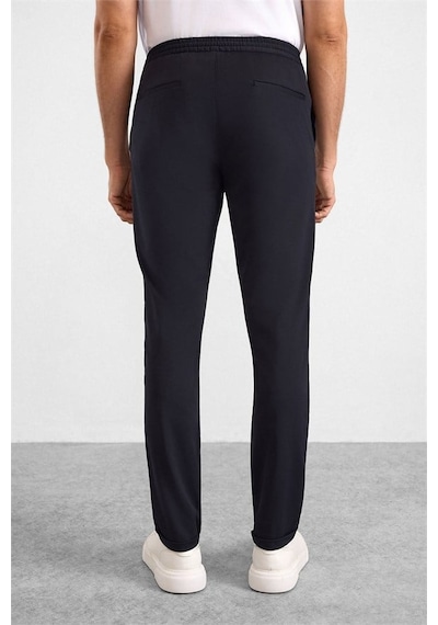 Süvari Lacivert Slim Düz Jogger Pantolon Pn2020500758-m09