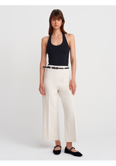Dilvin 21052 Halter Yaka Top-siyah Siyah