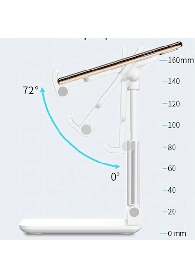 Portatif Masaüstü Telefon Tablet Tutucu Renkli