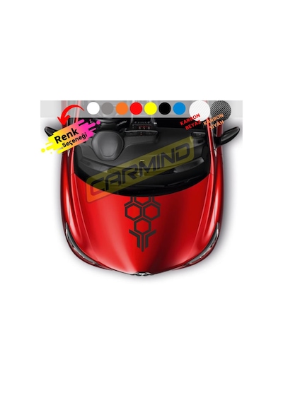 Carmind Petek Ön Kaput Sticker