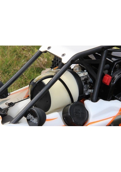 Sy Racıng 1/5 Baja 5b 30.5cc Rtr Kurşunsuz Benzinli Uzaktan Kumandalı Rc Arazi Model Araba 80+kmh 75cm Uzunluk Offroad Turuncu Kullanıma Hazır Syracıng/baja5b-turuncu