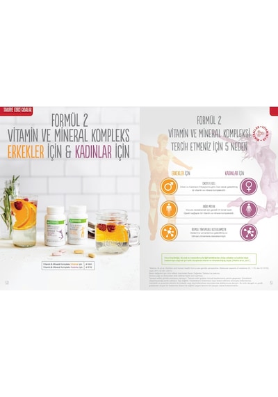 Herbalife Kadınlar için2 Vitamin ve Mineral Kompleks 60 Tablet