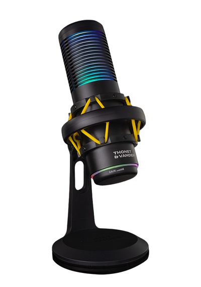 Vx320 Yayıncı Mikrofonu Ve Vx100 Stant Seti Dokunmatik Rgb Led Titreşim Önleme Çok Yönlü Kardioid