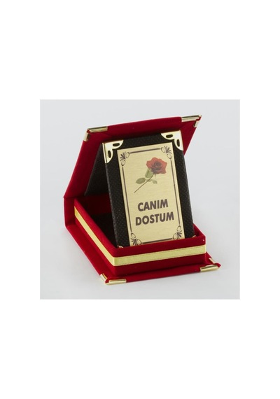 Canım - 654 - Dostum - Spt-gld - Plaketi Kırmızı