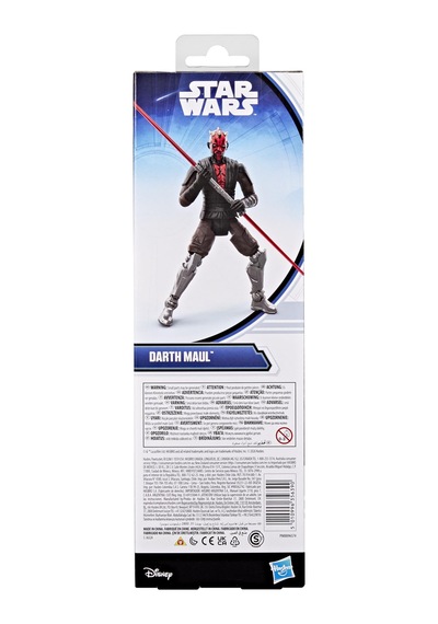 Star Wars Titan Serisi Darth Maul 30 Cm'lik Aksiyon Figürü Ve 2 Aksesuar, 4 Yaş Ve Üzeri Kız Ve Erkek Çocuklar İçin Oyuncaklar