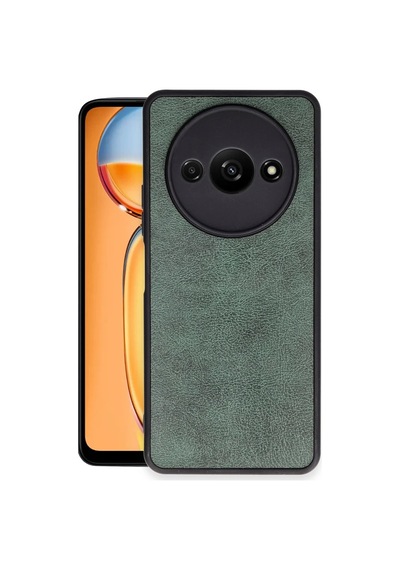 Xiaomi Redmi A3 4g Kılıf Aras Deri Kapak - Koyu Yeşil 0.2M-Çok Renkli
