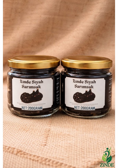 Siyah Sarımsak Black Garlıc 400 Gram İkili Paket Soyulmuş Diş