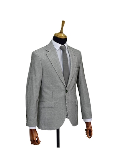 Erkek Tek Spor Ceket Çift Yırtmaçlı Bgl-st03982 Haki