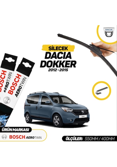 Dacia Dokker Bosch Aerotwin Silecek Takımı 2012-2015