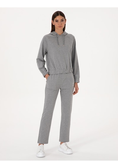 Pierre Cardin Gri Melanj Kargo Fit Eşofman Altı 50312233-vr086