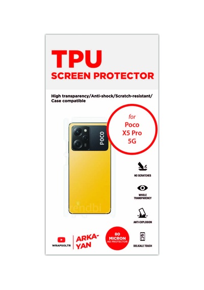 Poco X5 Pro 5g Arka Ve Yan Kaplama Köşeler Dahil Kaplayan Hd Film