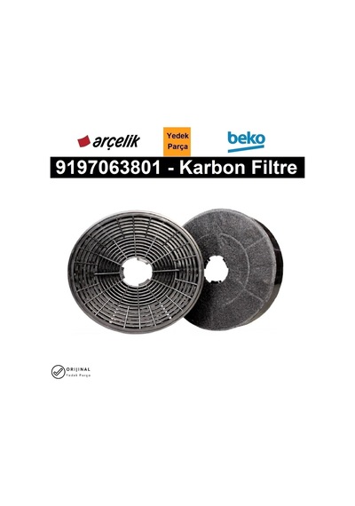 Beko Uyumlu P 39 B Sürgülü Aspiratör Karbon Filtre P39B 9197063801