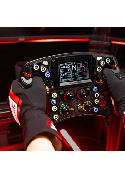 Simagic Zeus Formula Steering Wheel Magic Dash 4 Ekranlı Direksiyon Simiti