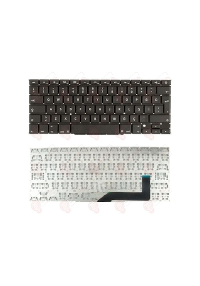 Apple Uyumlu MacBook Pro EMC 2909, EMC2909, EMC 2910, EMC2910 Klavye Tuş Takımı Tuş Seti Siyah Türkçe
