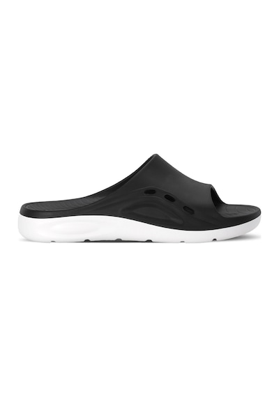 Slazenger Tundra I Erkek Siyah / Beyaz Terlik Siyah - Beyaz